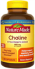 ХОЛИН CHOLINE EXTRA STRENGTH DOSAGE NATURE MADE 800 MG, 180 КАПСУЛ