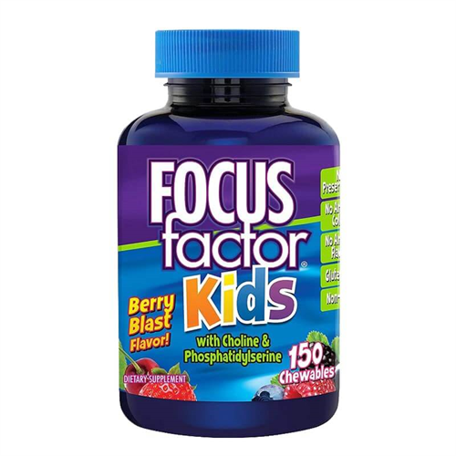 FOCUS FACTOR KIDS - ВИТАМИНЫ ДЛЯ ДЕТЕЙ, 150 ЖЕВАТЕЛЬНЫХ КОНФЕТ