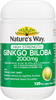 GINKGO BILOBA ГИНКГО БИЛОБА 2000МГ NATURE’S WAY, 120 КАПСУЛ, АВСТРАЛИЯ