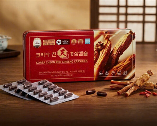 ЭКСТРАКТ ЖЕНЬШЕНЯ KOREA CHEON RED GINSENG, 120 КАПСУЛ