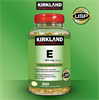 ВИТАМИН E 180 МГ, VITAMIN E KIRKLAND SIGNATURE, 500 КАПСУЛ